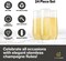 JumblWare 24 9-oz. Stemless Disposable Plastic Champagne Flutes, Clear